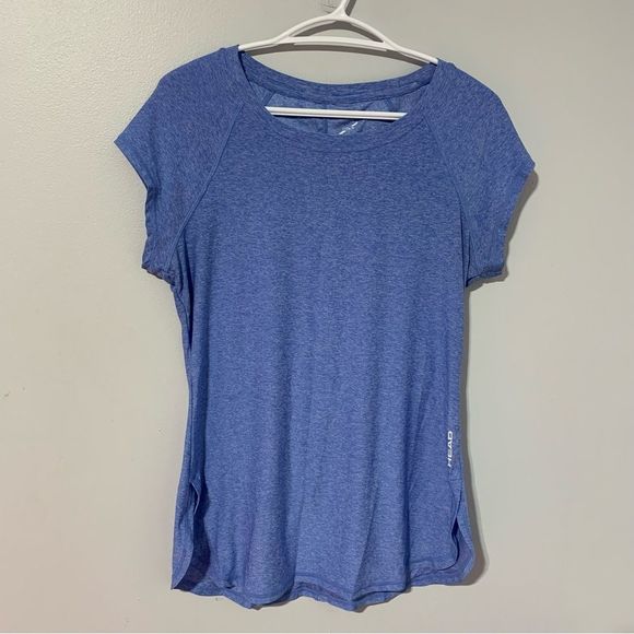 Head women’s blue workout gym short sleeve top size S - Picture 1 of 6